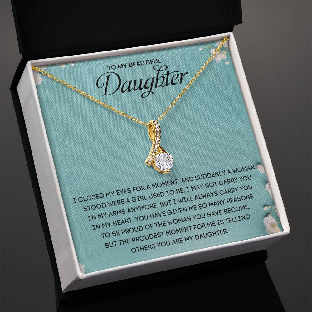 To My Beautiful Daughter | Alluring Beauty necklace