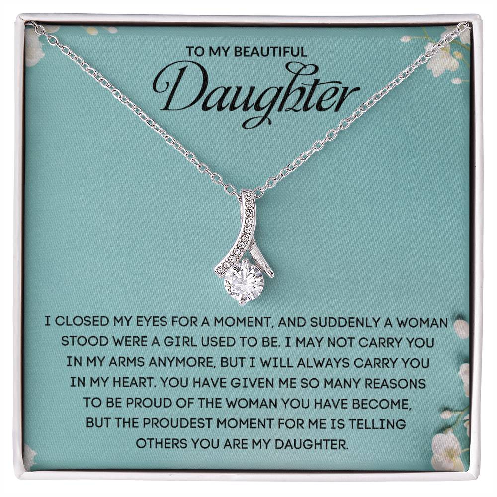 To My Beautiful Daughter | Alluring Beauty necklace