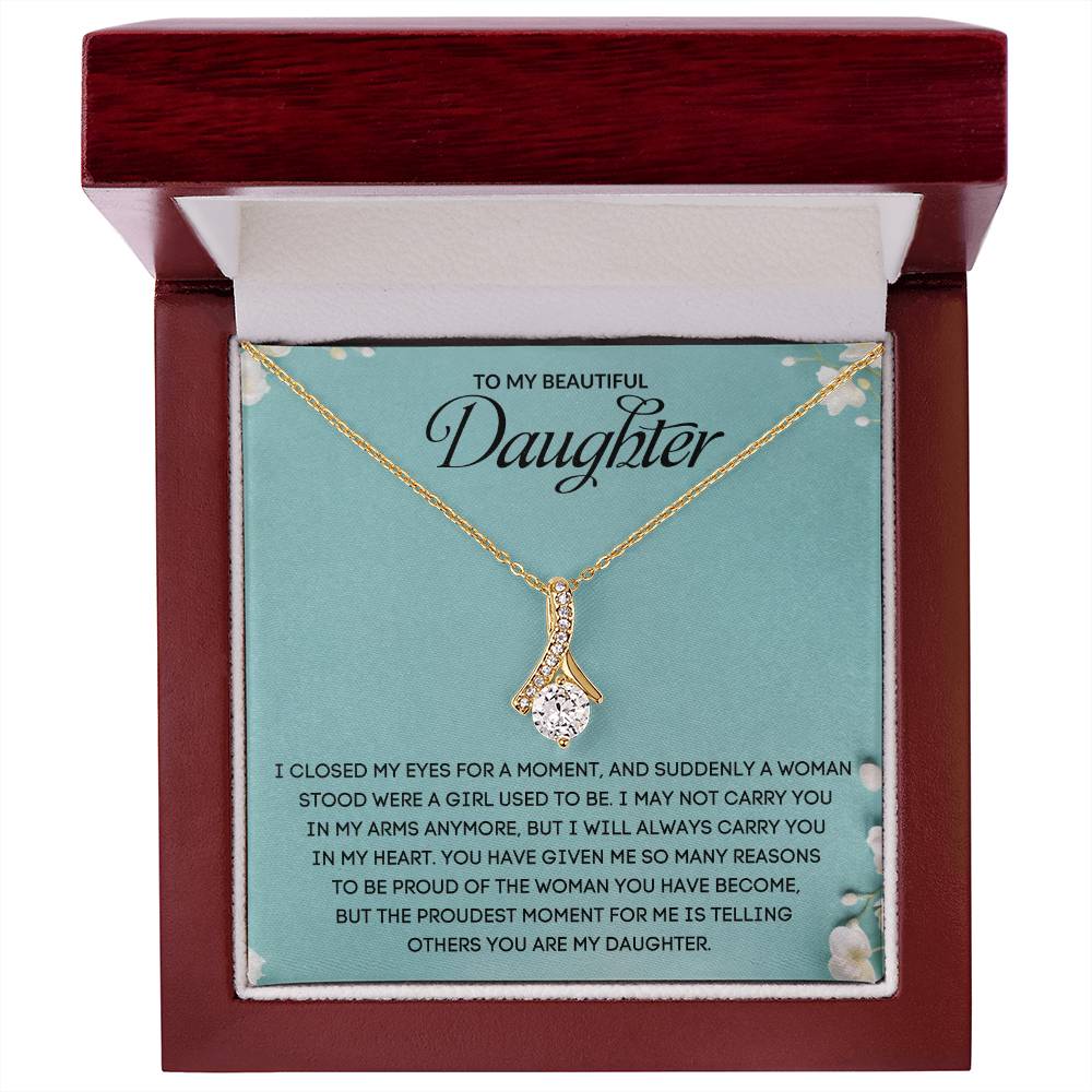 To My Beautiful Daughter | Alluring Beauty necklace