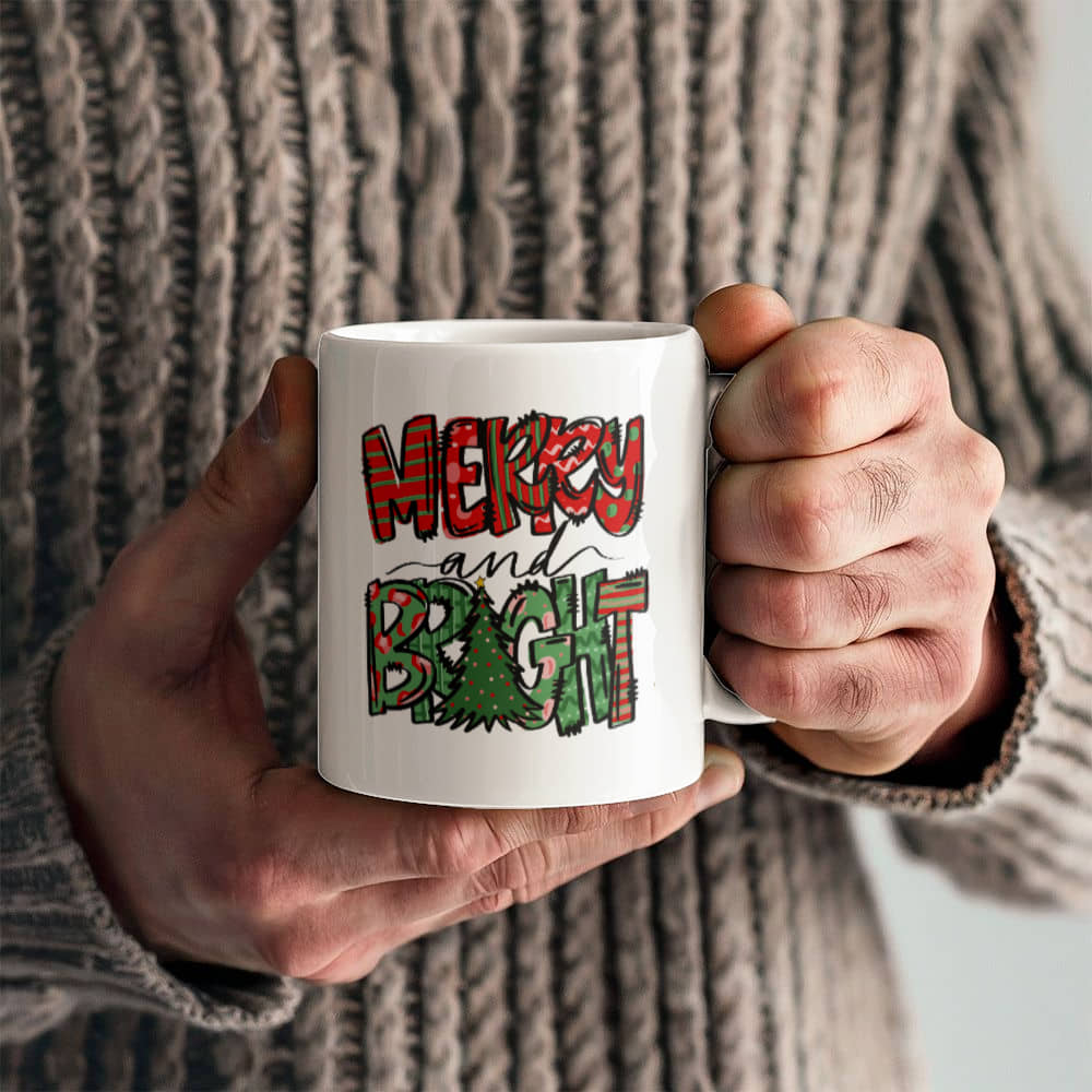 Merry Bright | ceramic mug