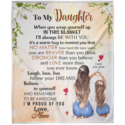 To My Daughter | Fleece Blanket