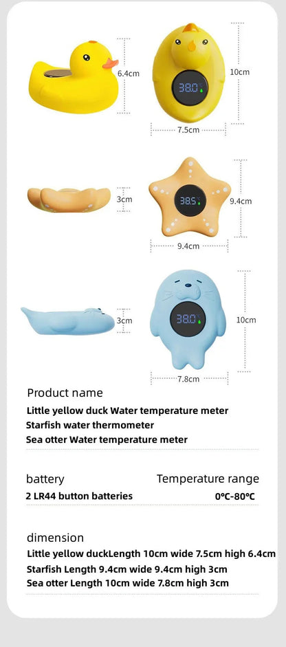 Baby Bathtub Shower Water Thermometer