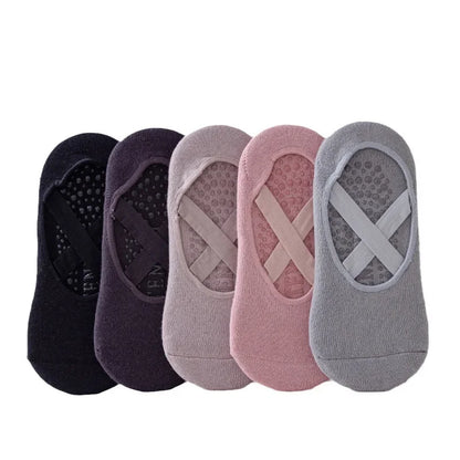 1Pair Professional Women Yoga Socks Silicones