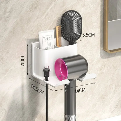 1pc Hair Dryer Holder Wall Mounted Hair