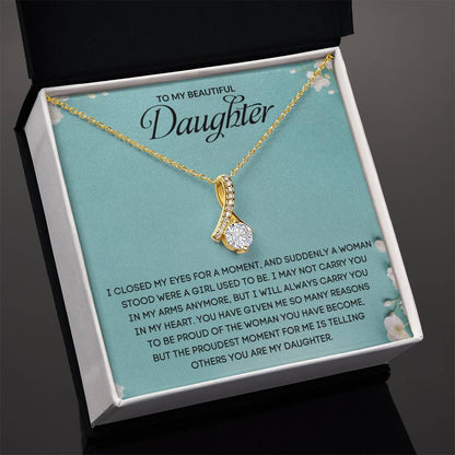 To My Beautiful Daughter | Alluring Beauty necklace