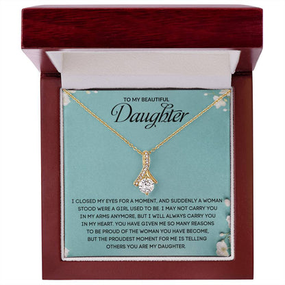 To My Beautiful Daughter | Alluring Beauty necklace