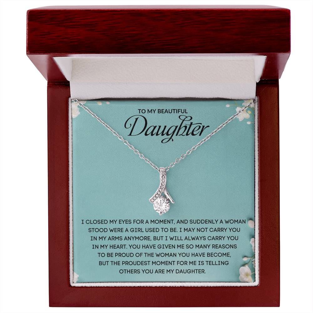 To My Beautiful Daughter | Alluring Beauty necklace