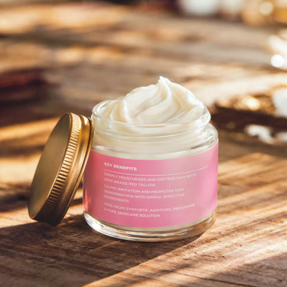 Whipped Grass-Fed Tallow Balm with Vanilla Bean
