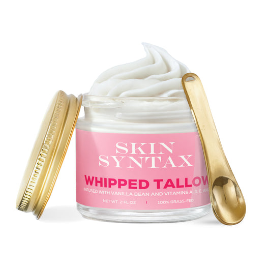 Whipped Grass-Fed Tallow Balm with Vanilla Bean