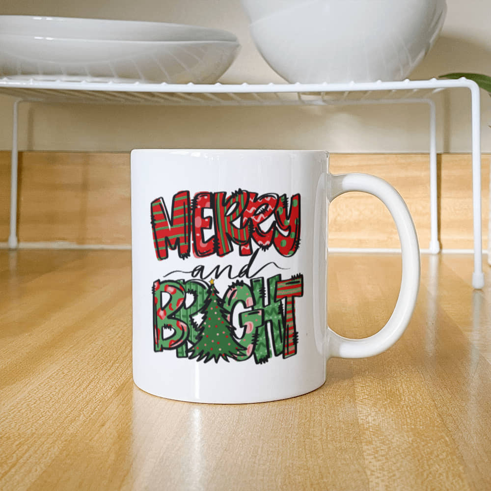 Merry Bright | ceramic mug