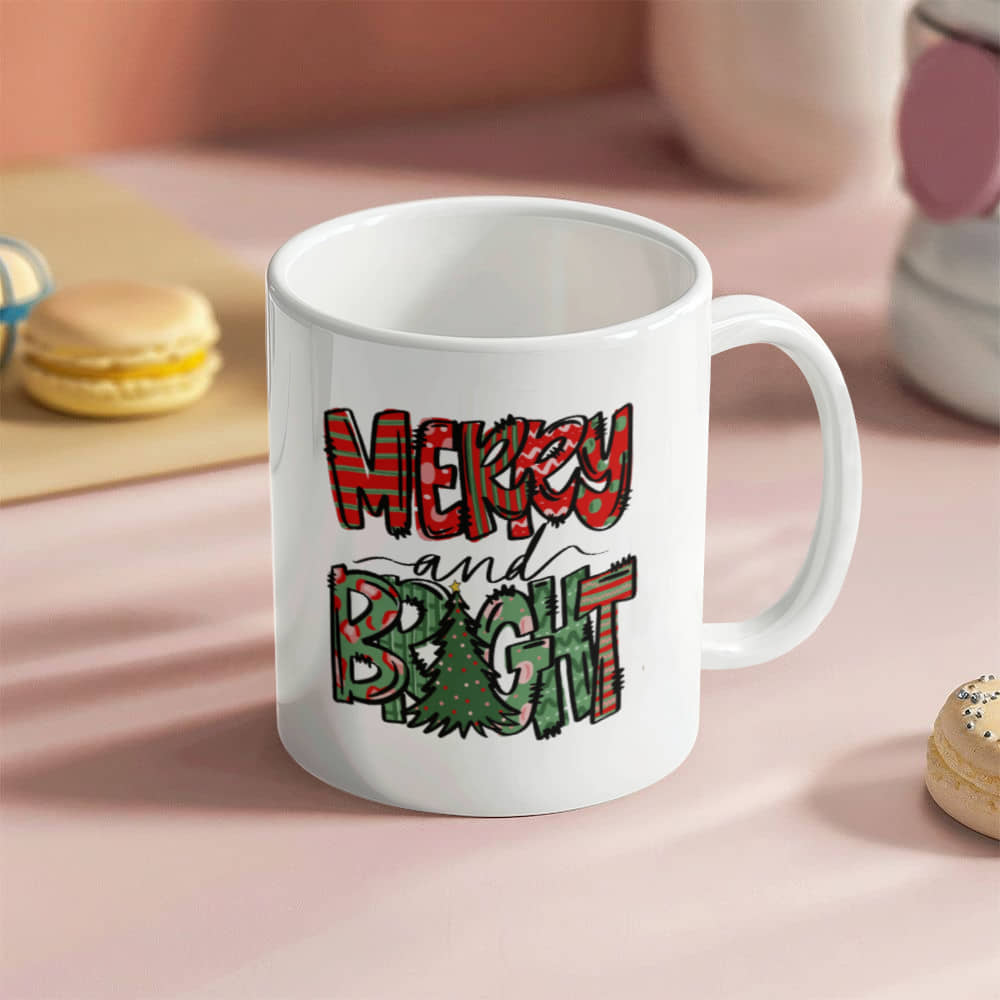 Merry Bright | ceramic mug