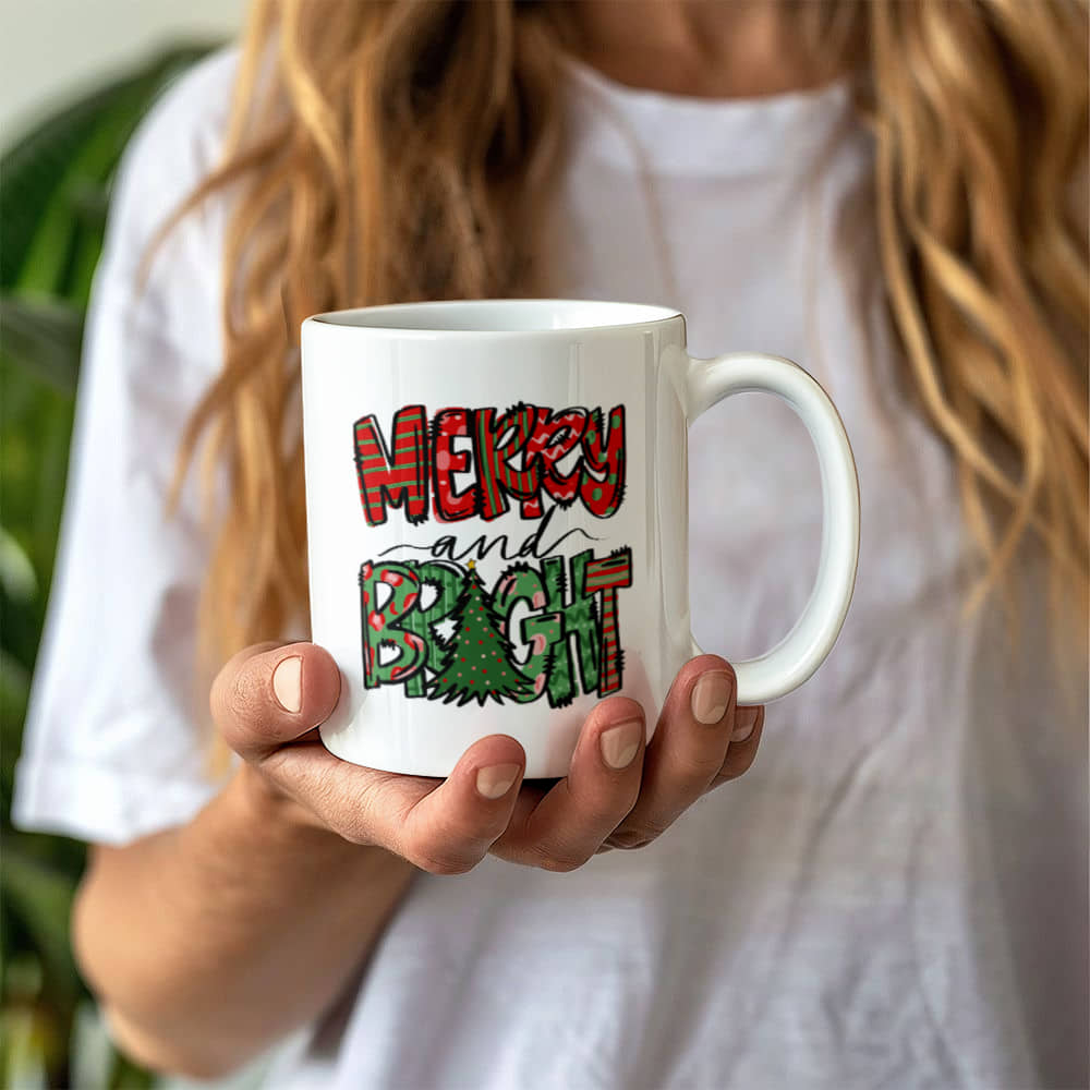 Merry Bright | ceramic mug