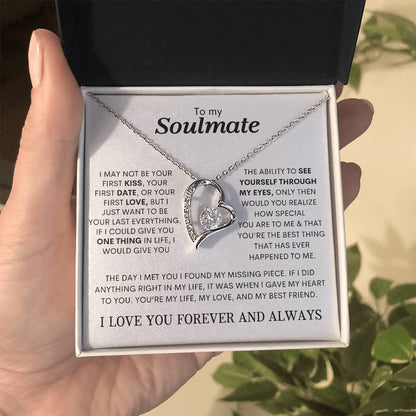 To My Soulmate | Forever Love Necklace