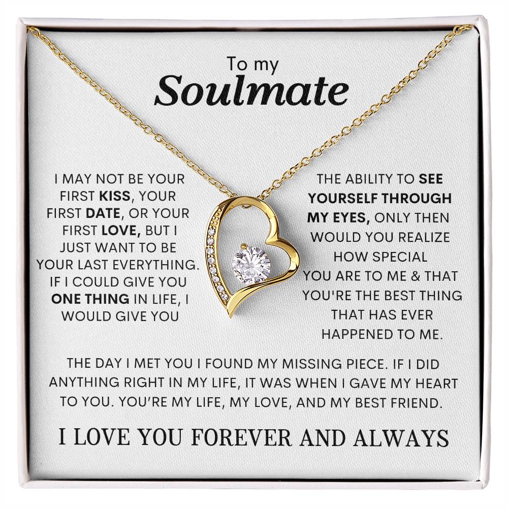 To My Soulmate | Forever Love Necklace